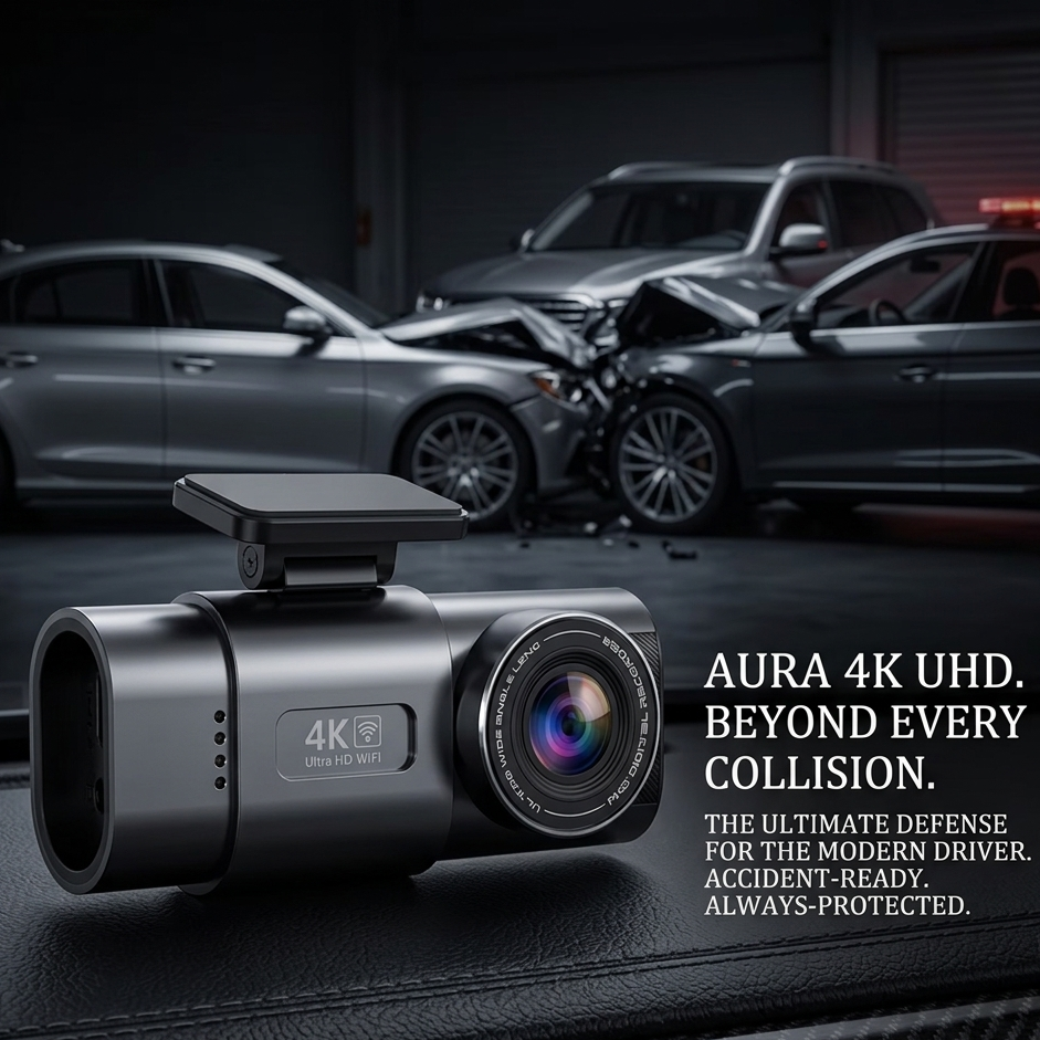 RoadGuard Pro™ 4K Smart Dash Cam