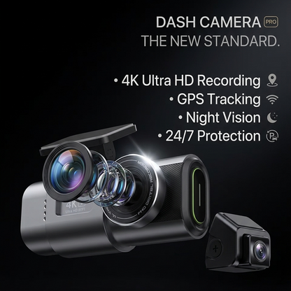RoadGuard Pro™ 4K Smart Dash Cam