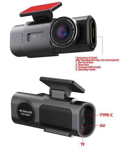 RoadGuard Pro™ 4K Smart Dash Cam